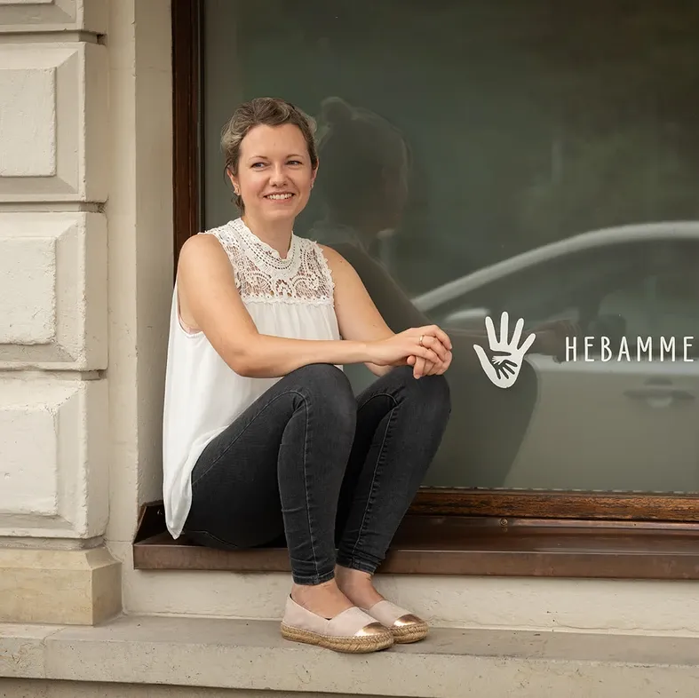 Hebamme Dresden | Victoria Budack, Photo-Shooting Hebammenhandwerk Außen
